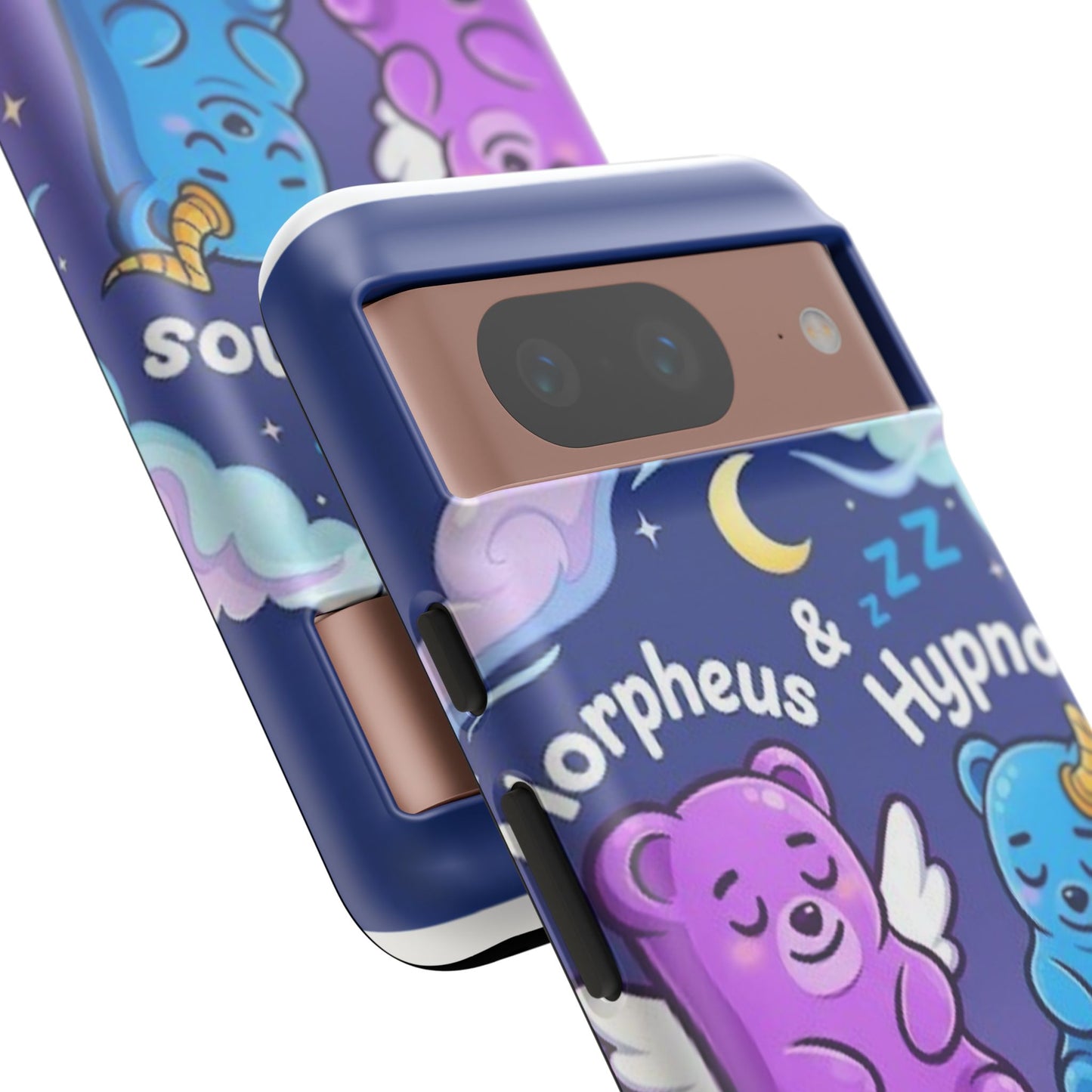 Cute Bear Phone Case with Orpheus & Hypnos Design
