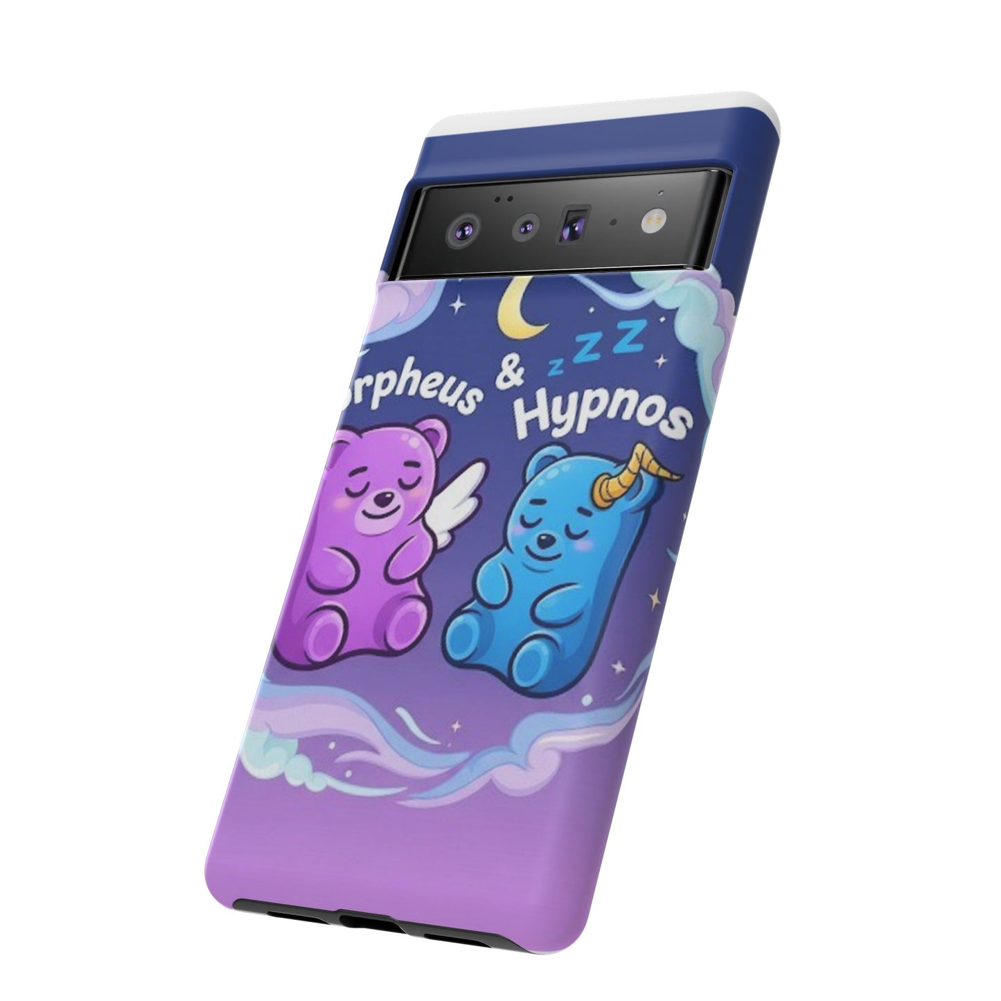 Cute Bear Phone Case with Orpheus & Hypnos Design