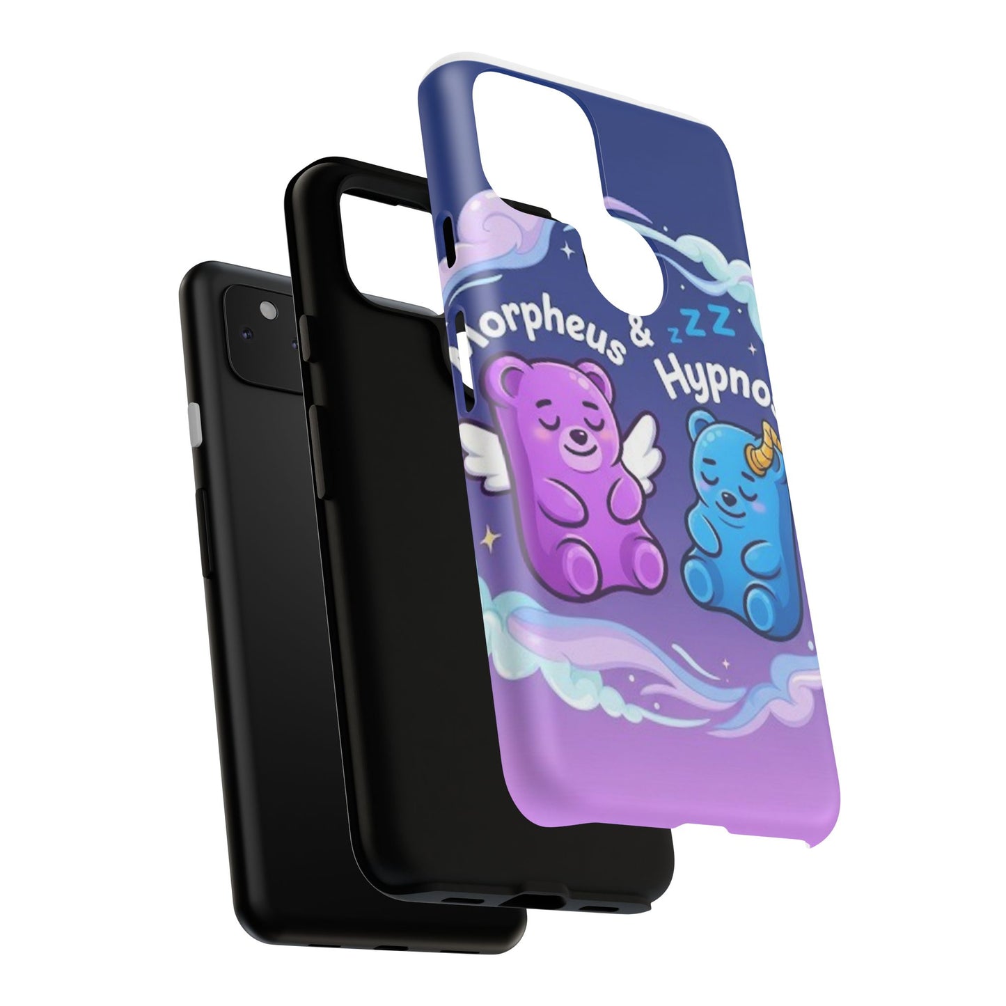 Cute Bear Phone Case with Orpheus & Hypnos Design