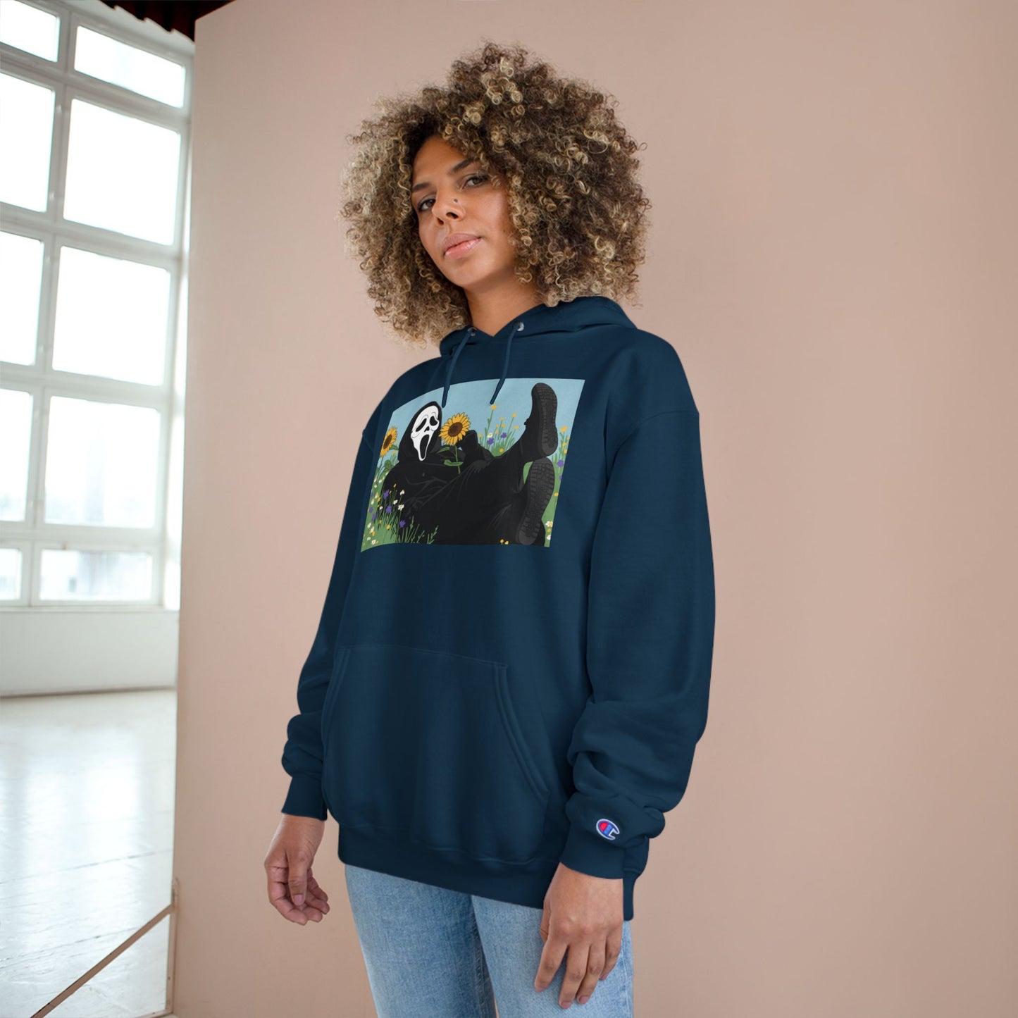 Chill Vibes Hoodie with Unique Artwork- Ghost Face