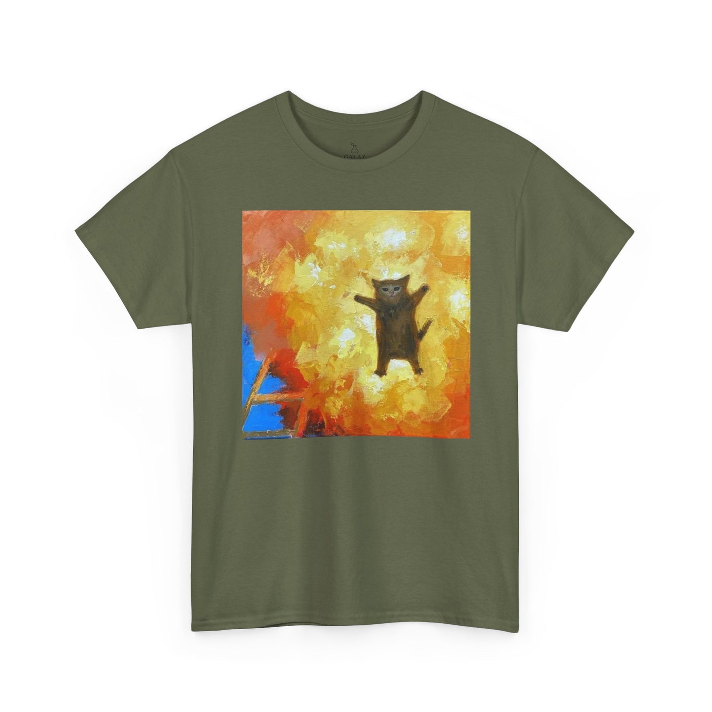 Cat Explosion Unisex Heavy Cotton Tee