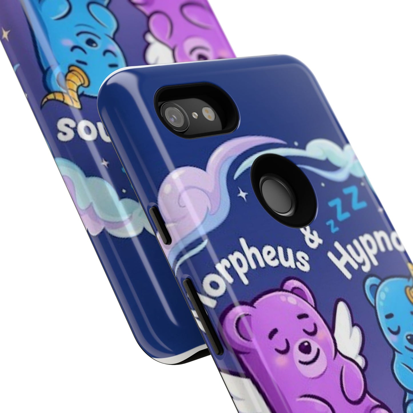 Cute Bear Phone Case with Orpheus & Hypnos Design