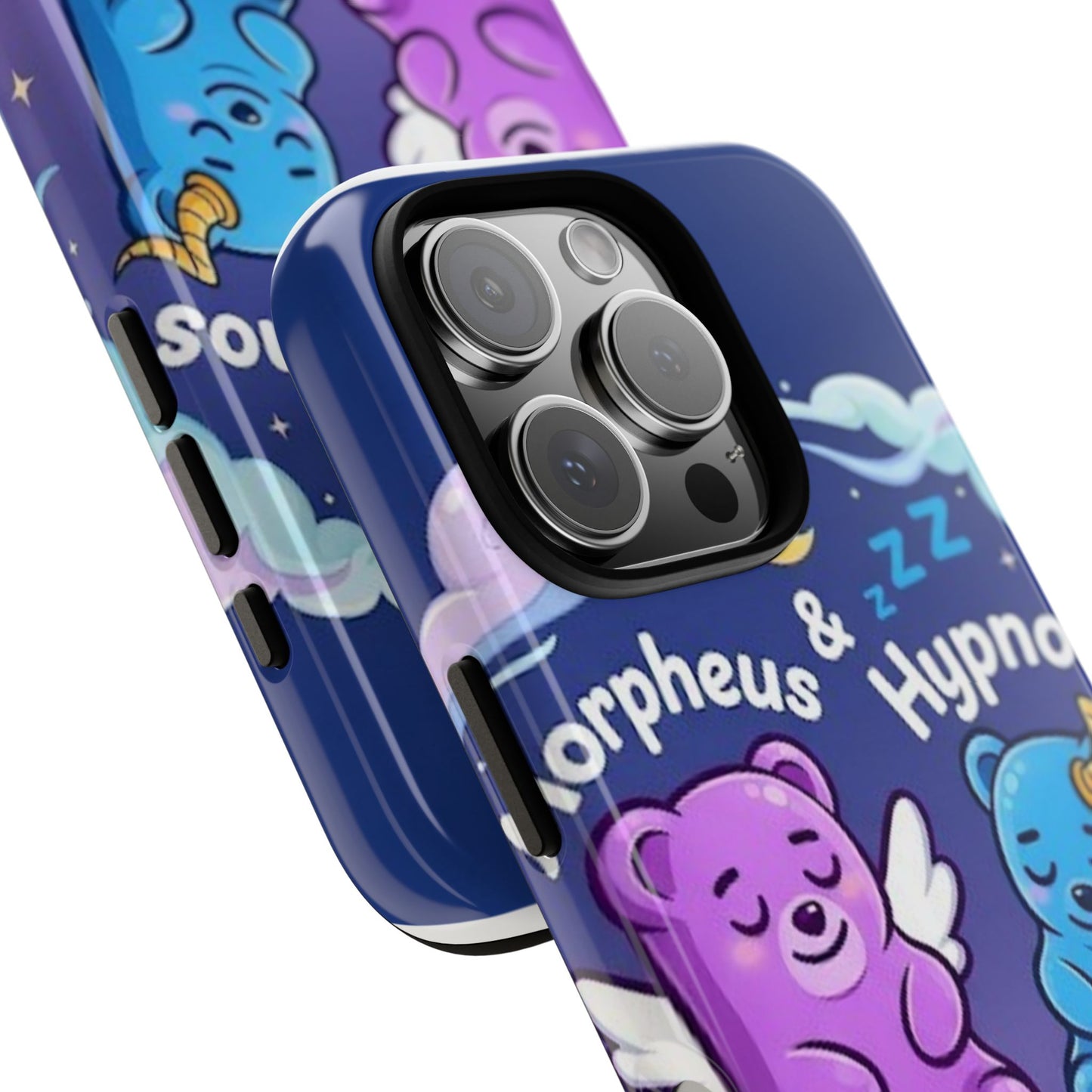 Cute Bear Phone Case with Orpheus & Hypnos Design