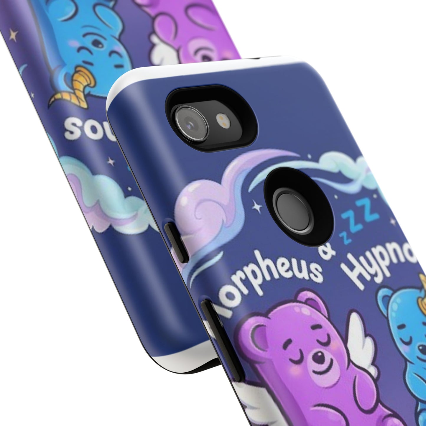 Cute Bear Phone Case with Orpheus & Hypnos Design