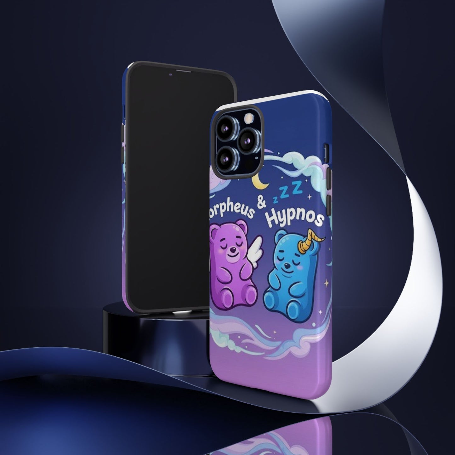 Cute Bear Phone Case with Orpheus & Hypnos Design