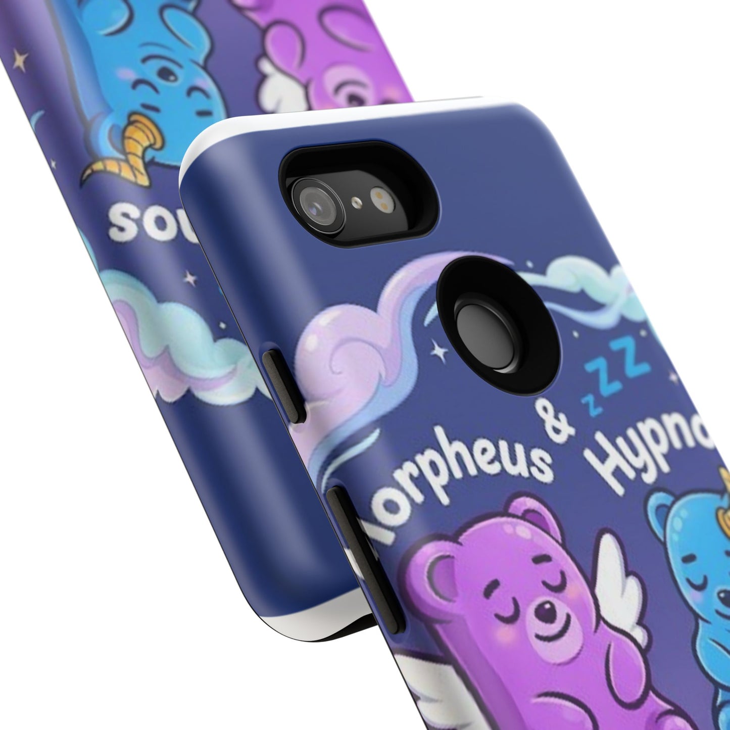 Cute Bear Phone Case with Orpheus & Hypnos Design
