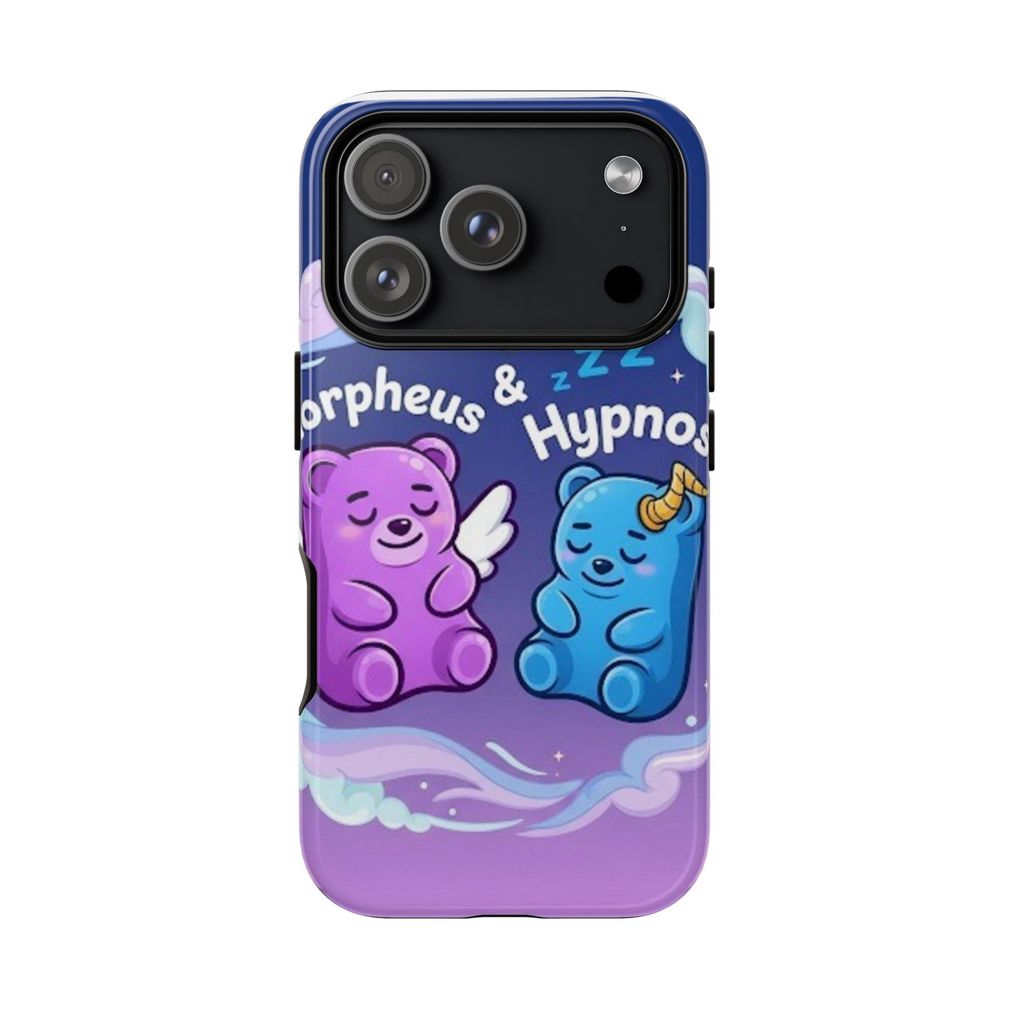 Cute Bear Phone Case with Orpheus & Hypnos Design