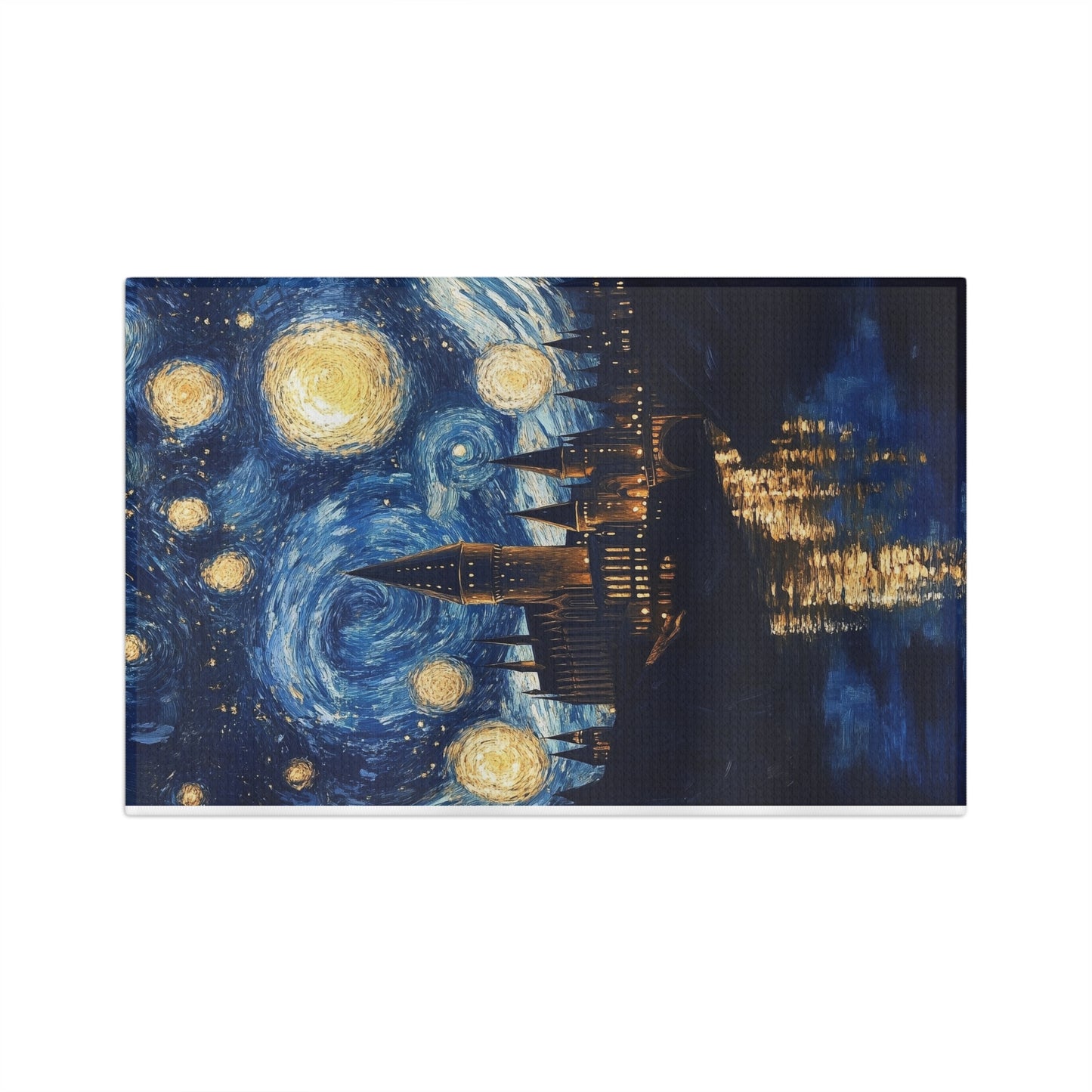 Starry Hogwarts Microfiber Tea Towel