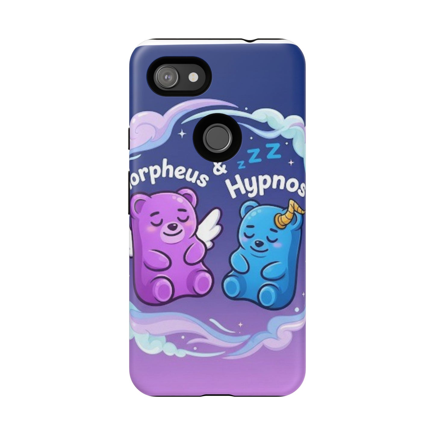 Cute Bear Phone Case with Orpheus & Hypnos Design