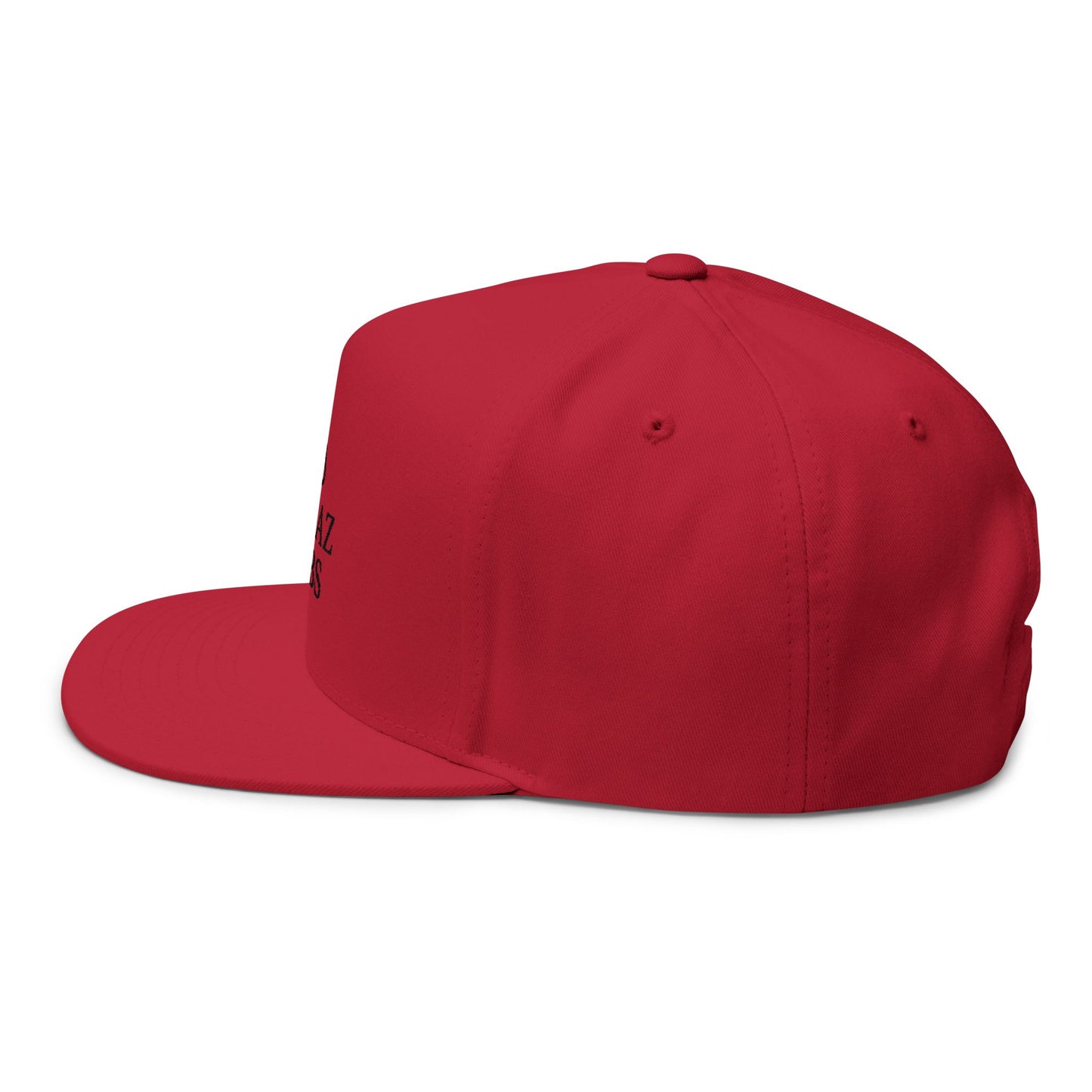 Custom Embroidered Flat Bill Cap