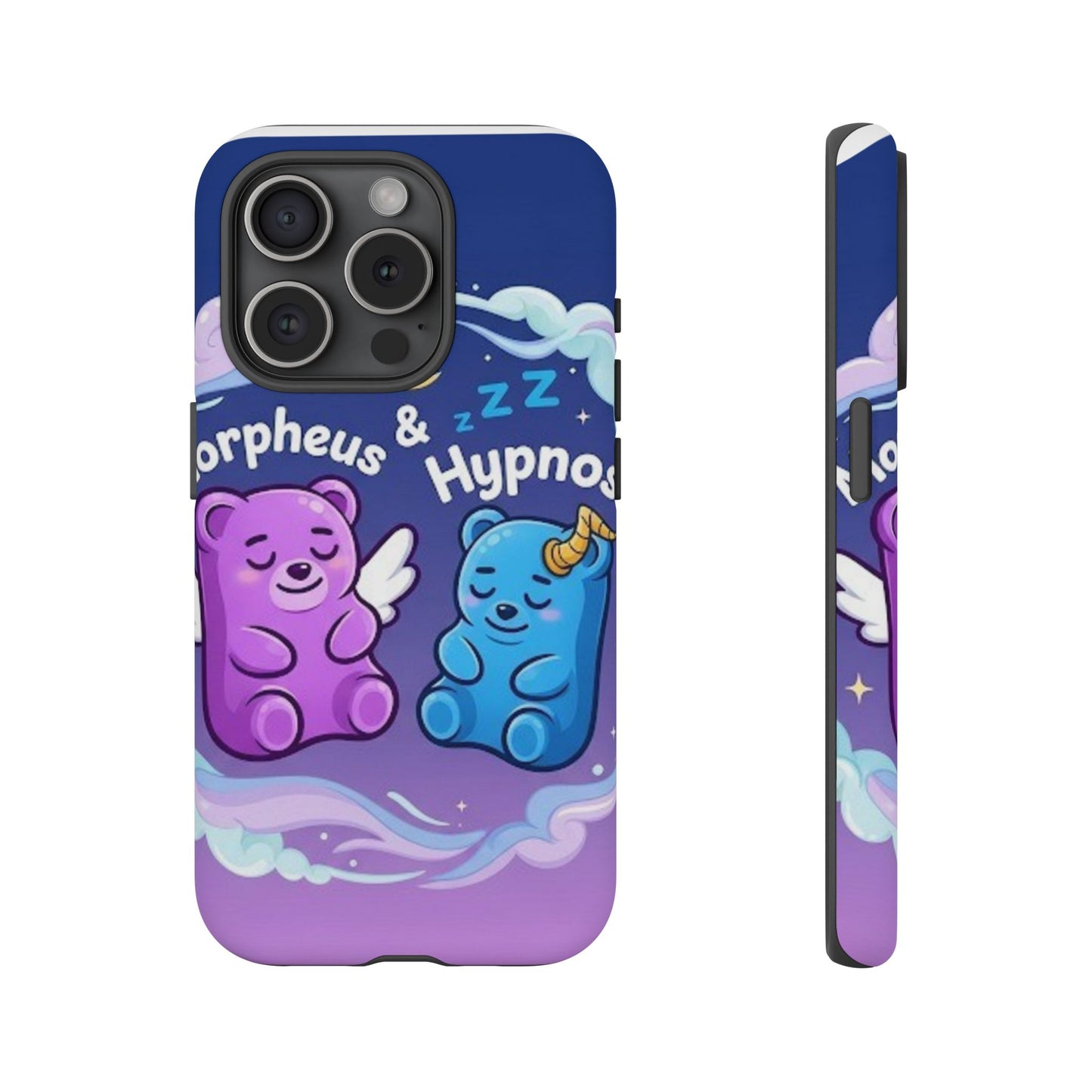 Cute Bear Phone Case with Orpheus & Hypnos Design