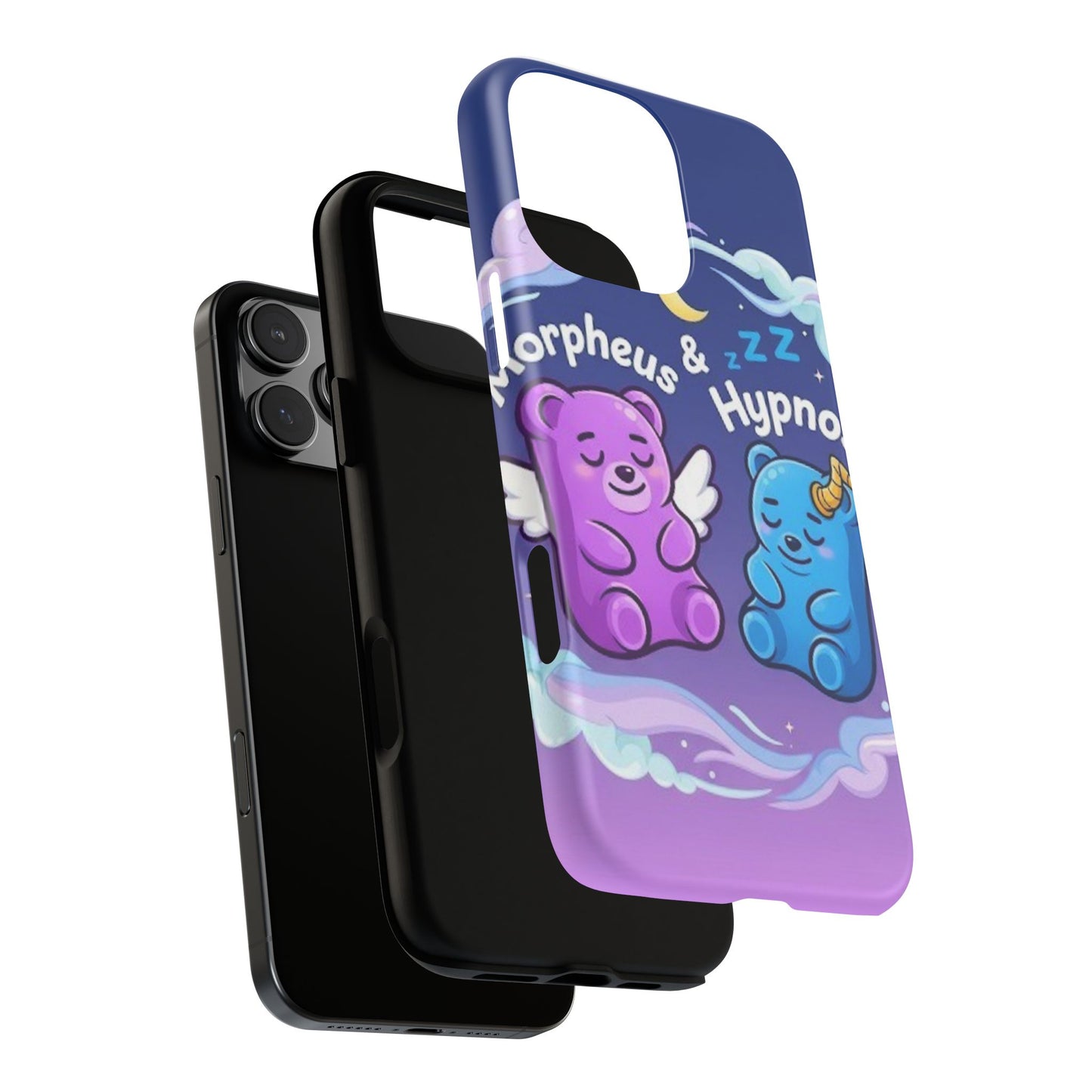 Cute Bear Phone Case with Orpheus & Hypnos Design