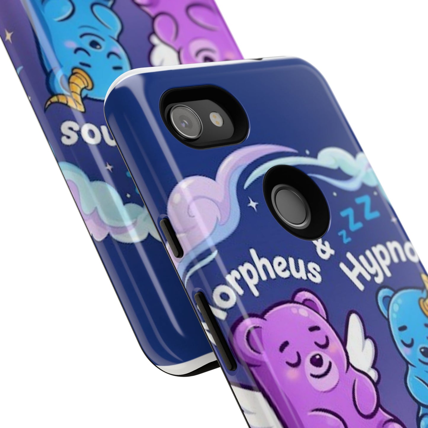 Cute Bear Phone Case with Orpheus & Hypnos Design