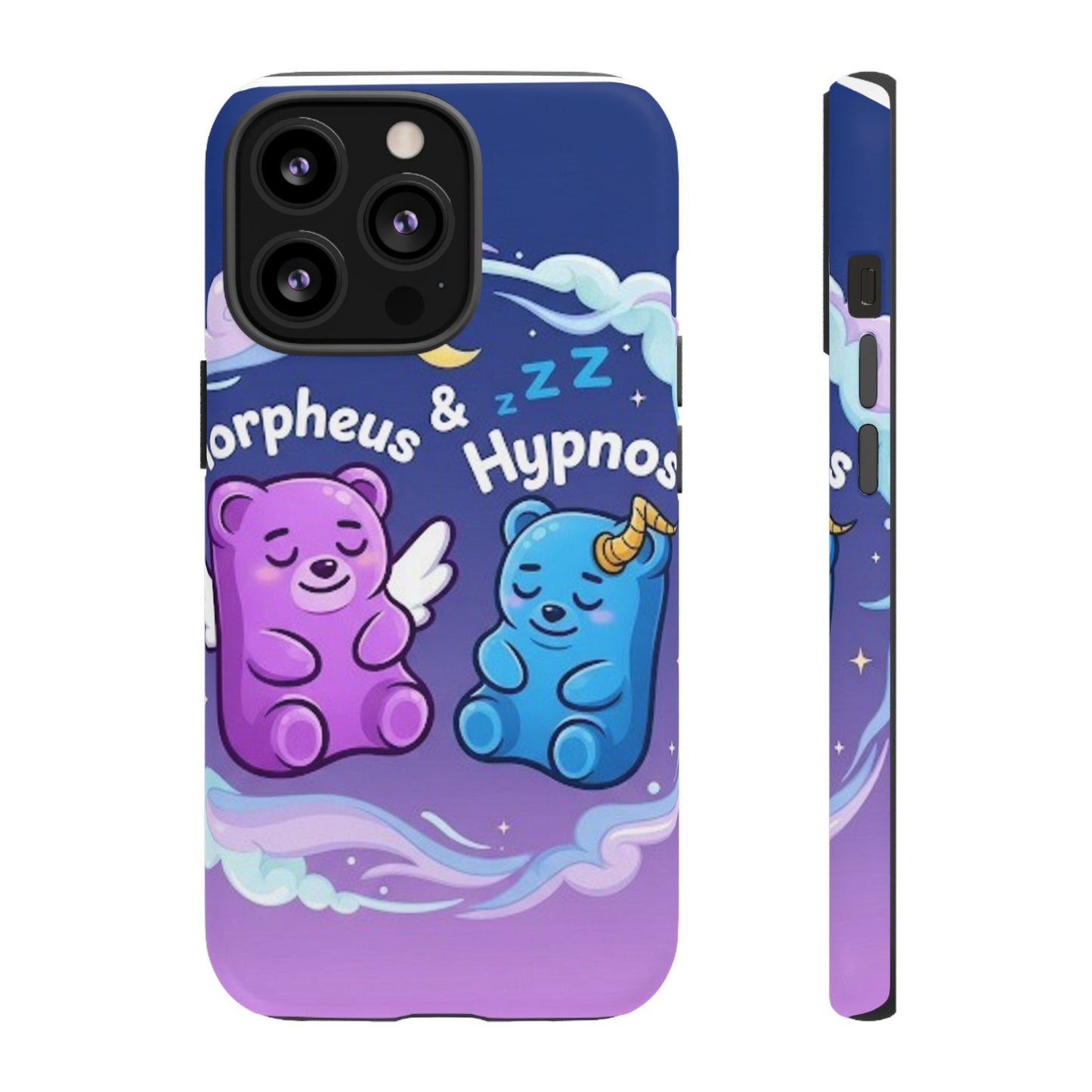 Cute Bear Phone Case with Orpheus & Hypnos Design