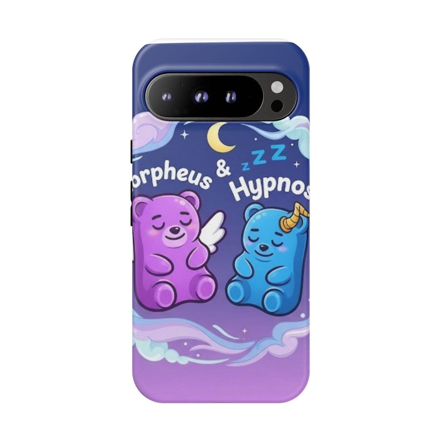 Cute Bear Phone Case with Orpheus & Hypnos Design