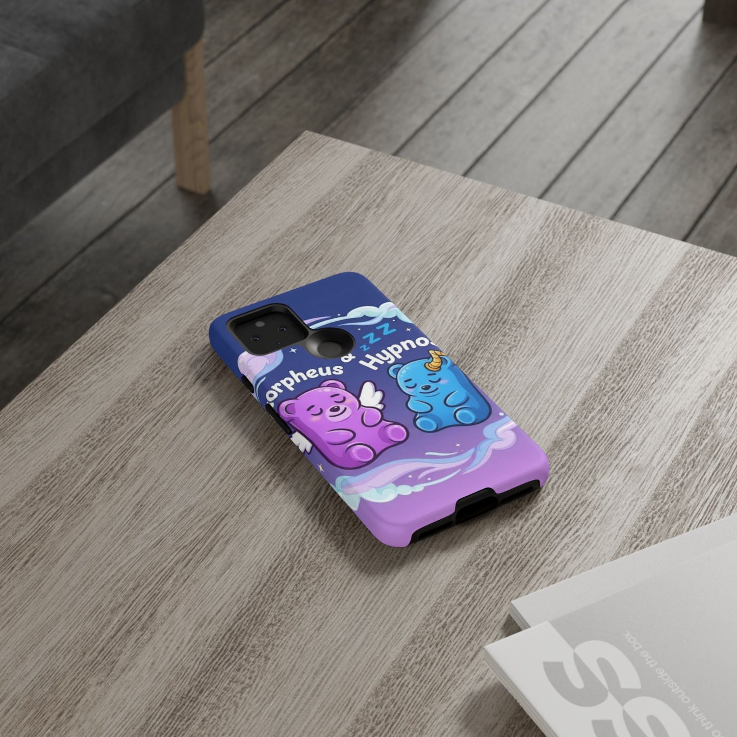 Cute Bear Phone Case with Orpheus & Hypnos Design