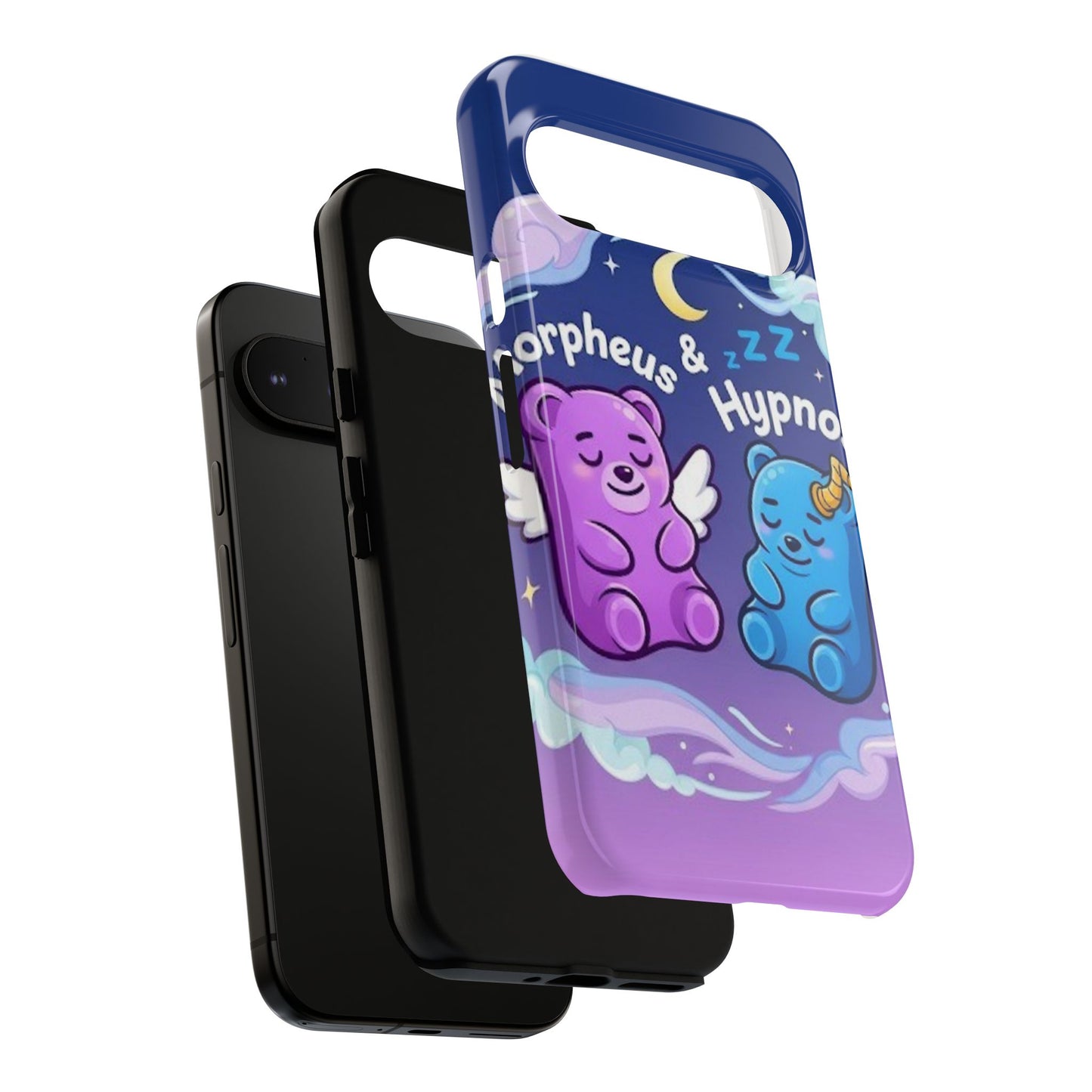 Cute Bear Phone Case with Orpheus & Hypnos Design