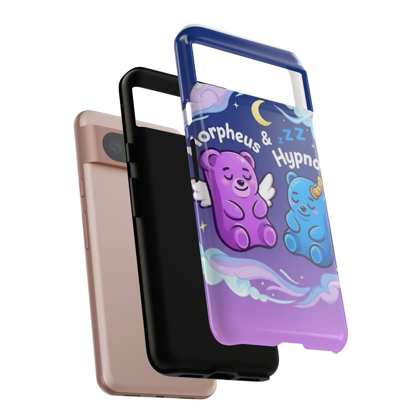 Cute Bear Phone Case with Orpheus & Hypnos Design