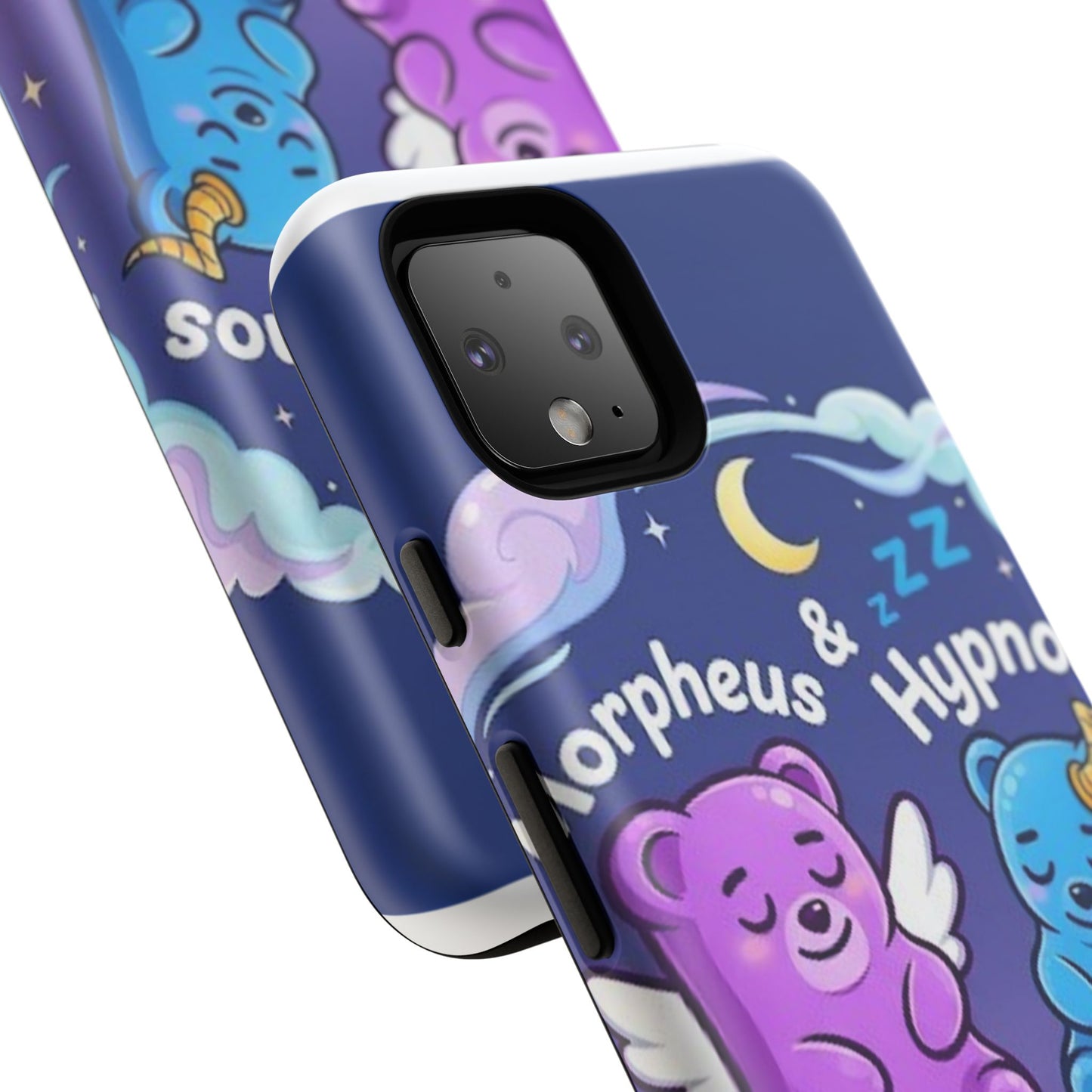 Cute Bear Phone Case with Orpheus & Hypnos Design