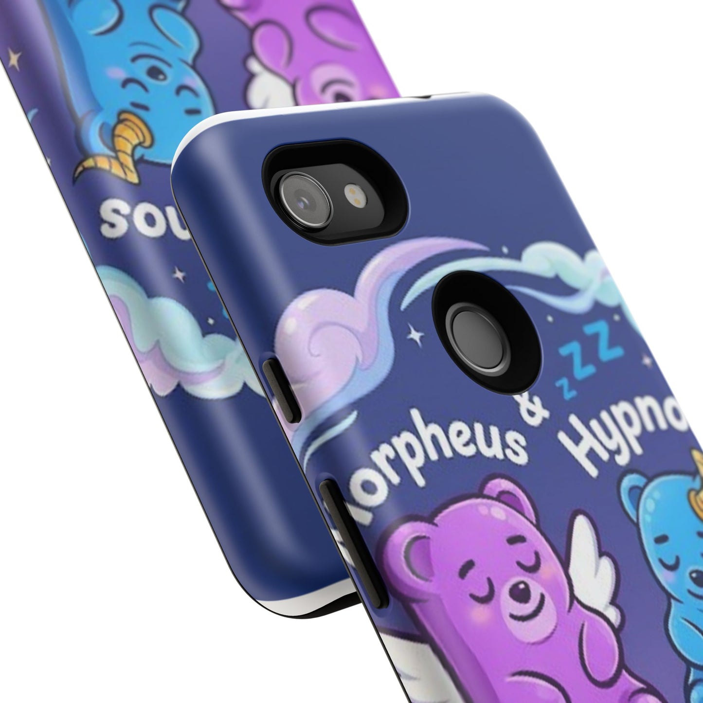 Cute Bear Phone Case with Orpheus & Hypnos Design