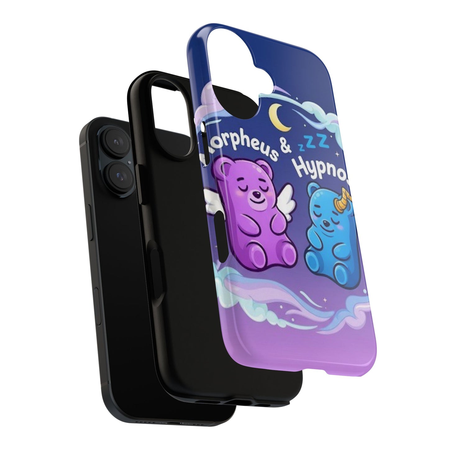 Cute Bear Phone Case with Orpheus & Hypnos Design