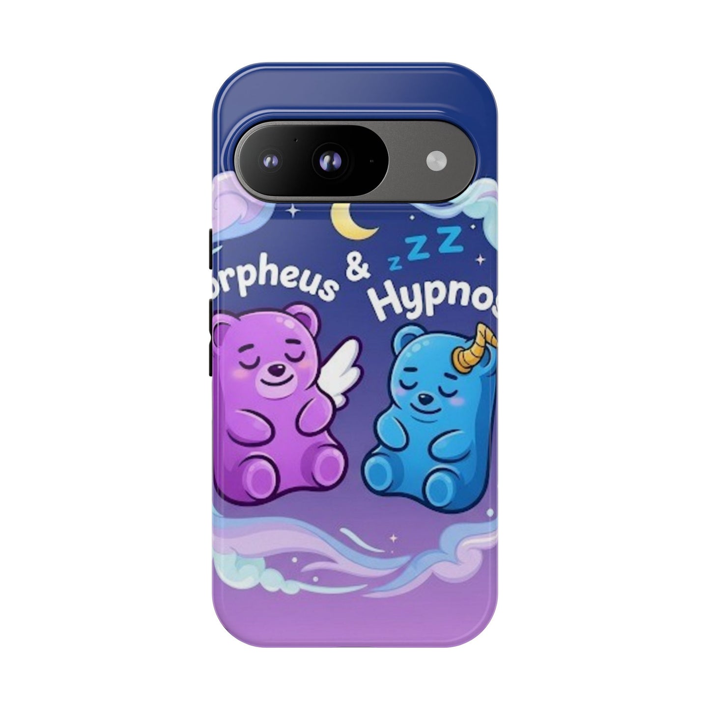Cute Bear Phone Case with Orpheus & Hypnos Design