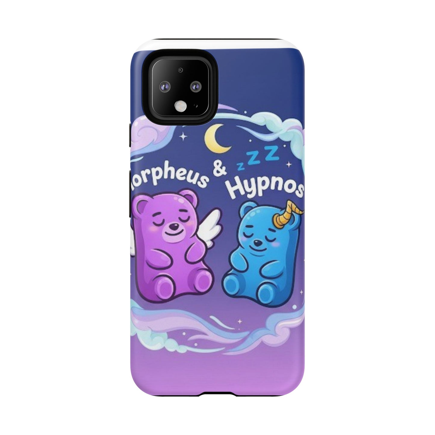 Cute Bear Phone Case with Orpheus & Hypnos Design