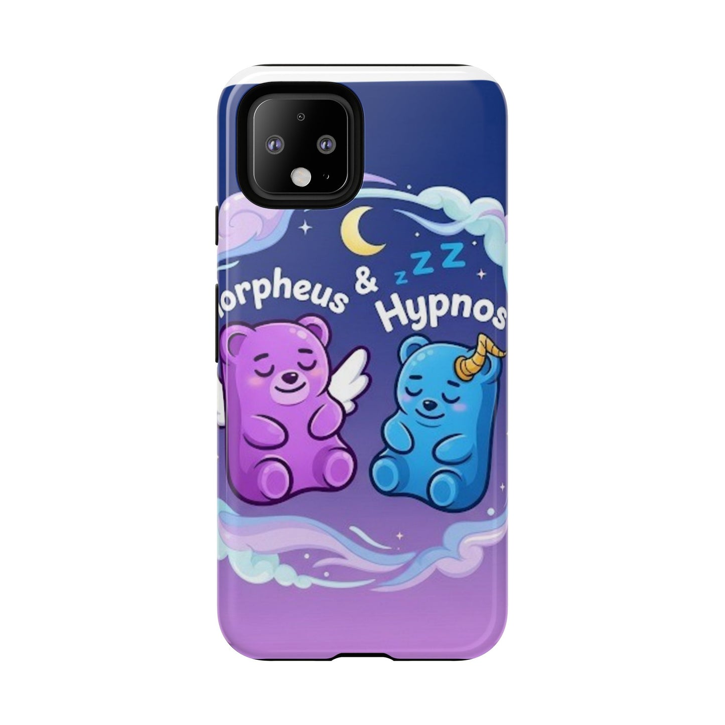Cute Bear Phone Case with Orpheus & Hypnos Design