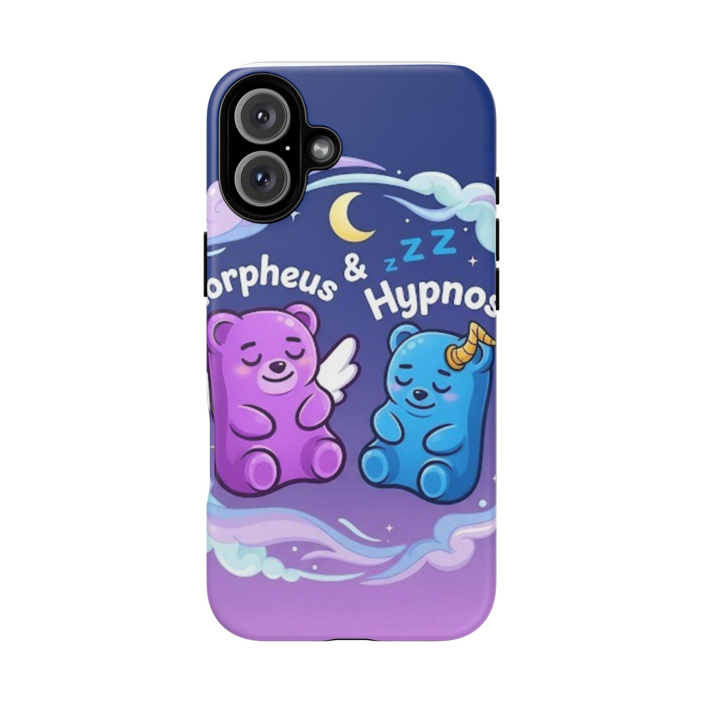Cute Bear Phone Case with Orpheus & Hypnos Design