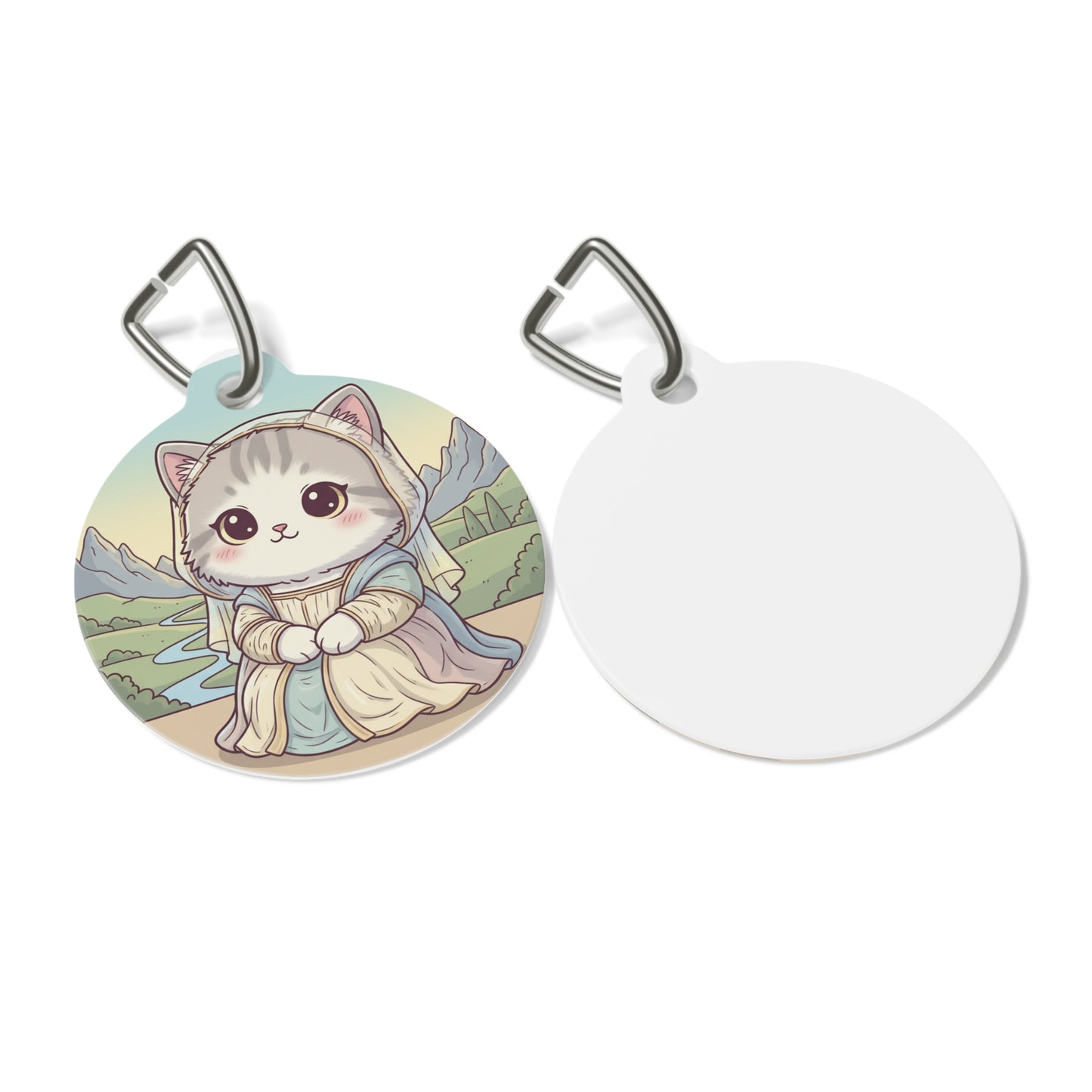 The Cat-Lisa -Themed Pet Tag