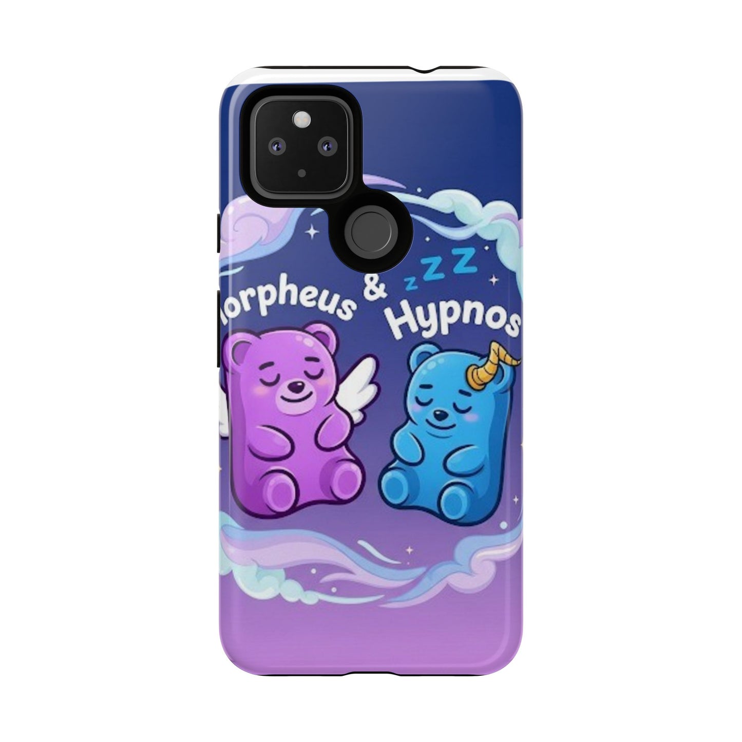 Cute Bear Phone Case with Orpheus & Hypnos Design