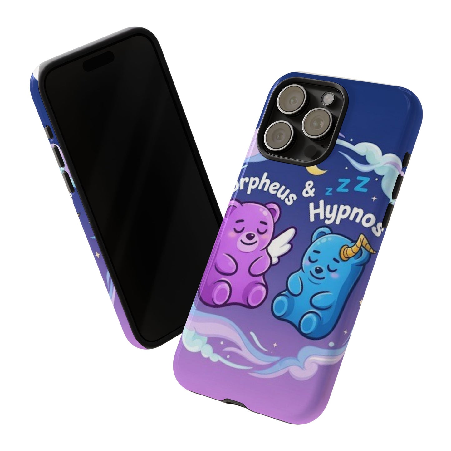 Cute Bear Phone Case with Orpheus & Hypnos Design