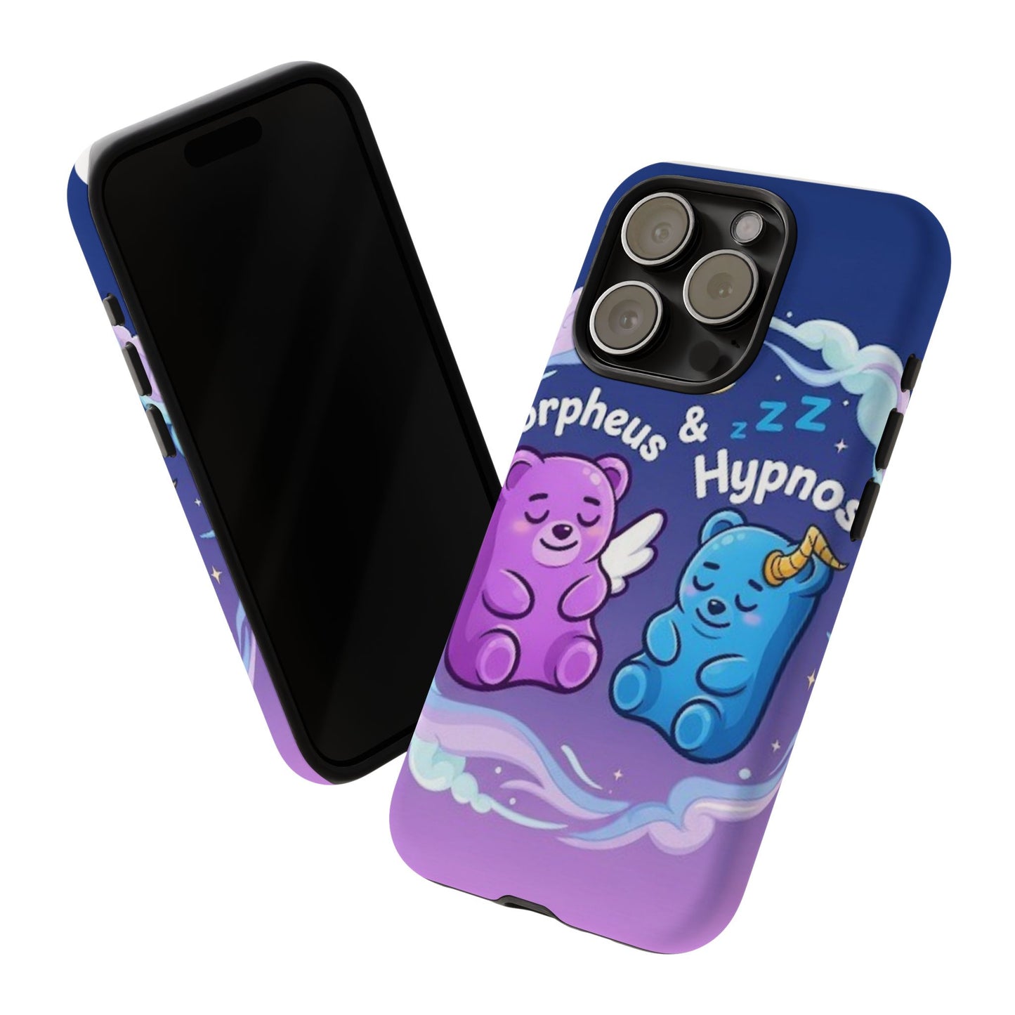 Cute Bear Phone Case with Orpheus & Hypnos Design