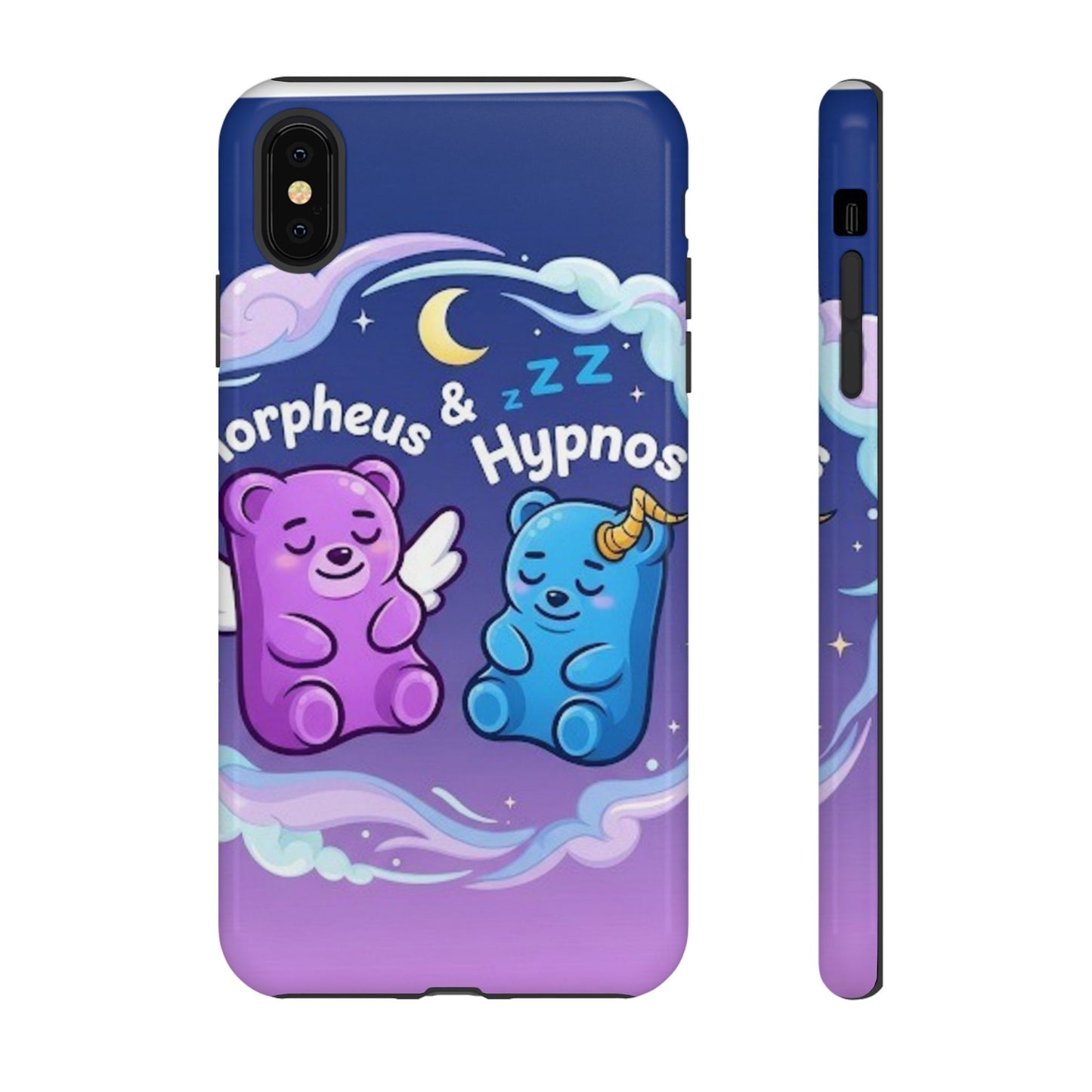 Cute Bear Phone Case with Orpheus & Hypnos Design