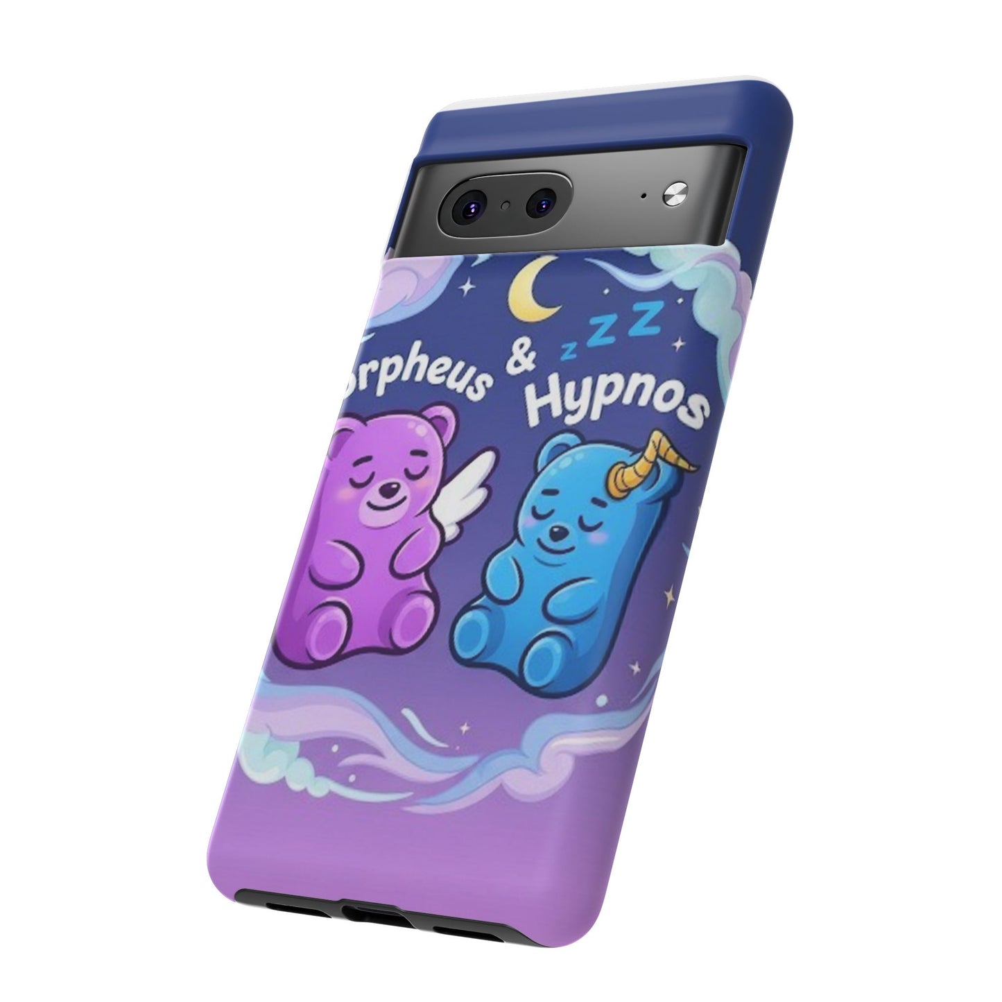 Cute Bear Phone Case with Orpheus & Hypnos Design