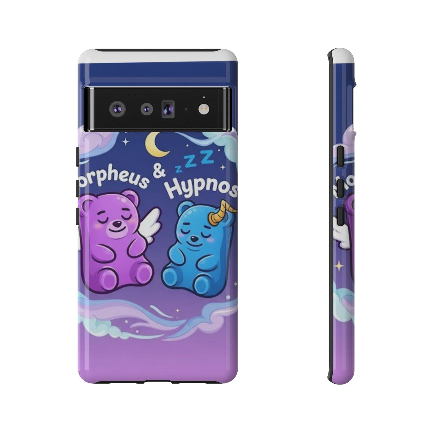 Cute Bear Phone Case with Orpheus & Hypnos Design