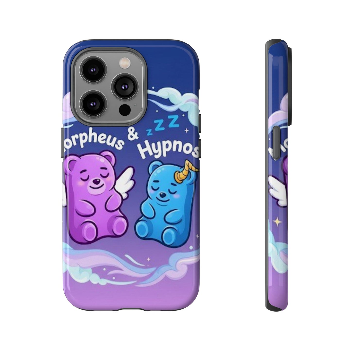 Cute Bear Phone Case with Orpheus & Hypnos Design