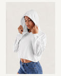 Hoodie Crop Top Mujer Galaz Labs
